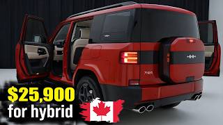 SHOCK for Canadian market! 2026 BYD FangChangBao Leopard Titanium 7 hybrid SUV from China