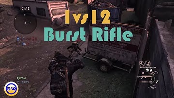 1vs12 (Burst Rifle) Comeback - The Last of Us : Remastered Multiplayer