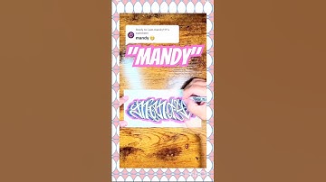 Let me draw your name next.  Just comment your name it