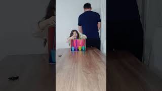 WHO WILL WIN THIS CHALLENGE? FAMİLY CHALLENGE #challenge #funny #shorts #funnyfamilygames #game