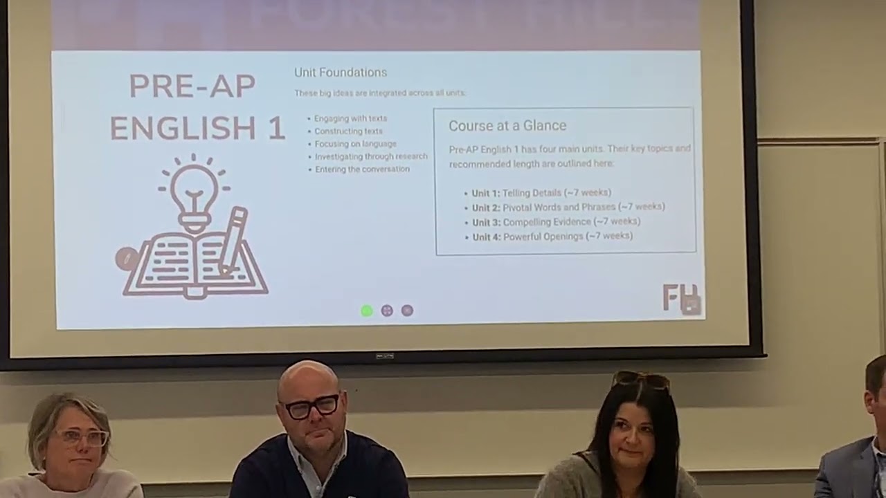 FHPS BOE Curriculum Meeting  2/5/25 Part 4, Agenda Item IIb1