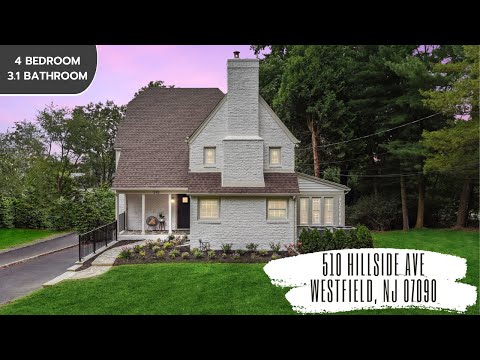 510 Hillside Ave, Westfield, NJ home video tour