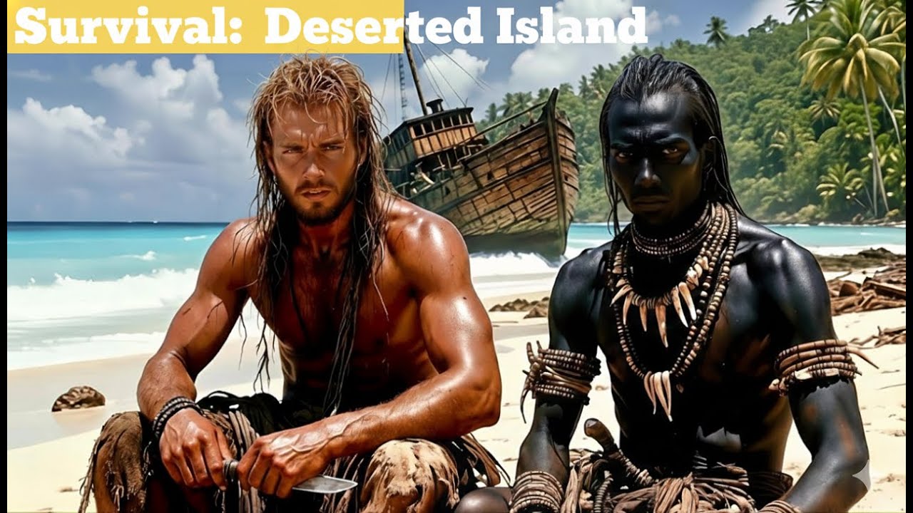 Оставленная одна на необитаемом острове 😱 | Объяснение приключенческого фильма о выживании