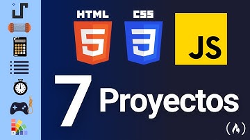 Crea 7 Proyectos con HTML, CSS y JavaScript - Curso Práctico