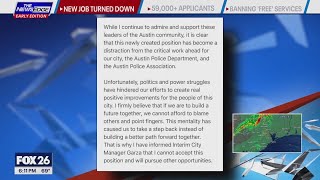 Former Houston Police Chief Art Acevedo rejects Austin Police Department role