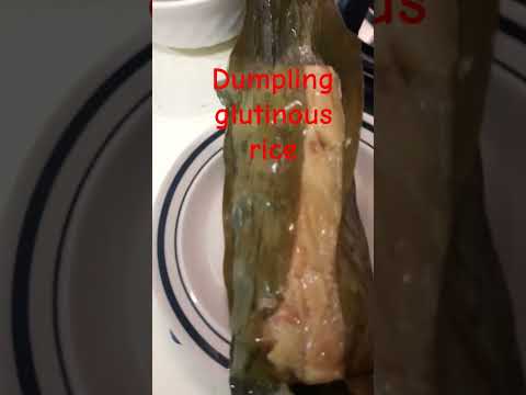 Glutinous Rice Dumpling Highlights Food Homemade 