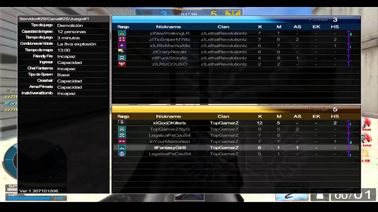 -(Cw Official)- l TopGamerZ vs LethalRevolution l OP7 l xFantasy l