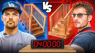 YouTuber vs Real Carpenter | Porch Build Off