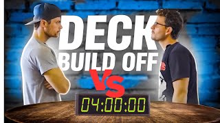 YouTuber vs Real Carpenter | Deck Challenge