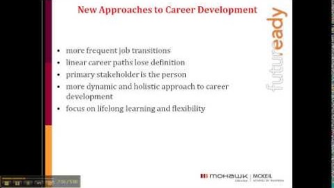 Chapter 8 and 9 - Video 3: Career Development – Part 1