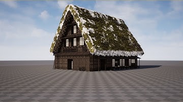 Japanese Modular Village - Snow Effect