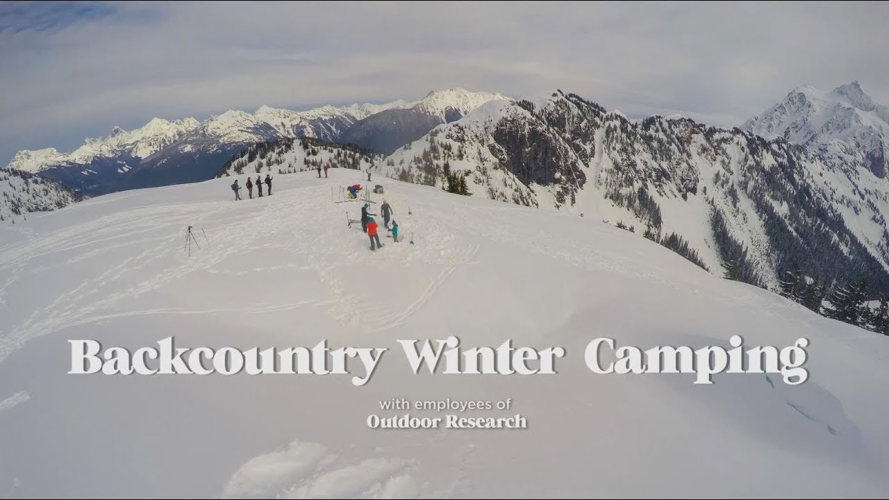 winter backcountry camping