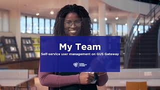 My Team User Management on GUS Gateway
