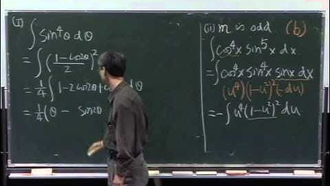 Lec34 微積分(一) 第七章　Techniques of Integration