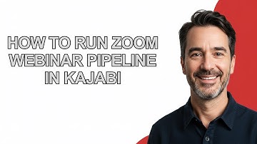 How to Run Zoom Webinar Pipeline In Kajabi - KevinHowTo