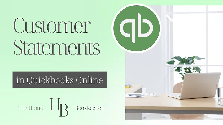 How To Set Up Customer Statements in QuickBooks Online | QBO Tutorial | The Home Bookkeeper
