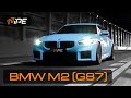 Bmw m2 g87 equipped with ipe full exhaust system factory front pipe