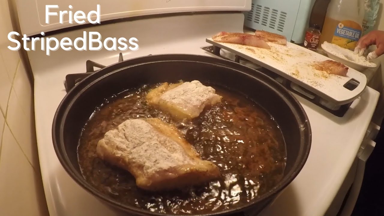 Fried Striped Bass With Spanish Rice YouTube