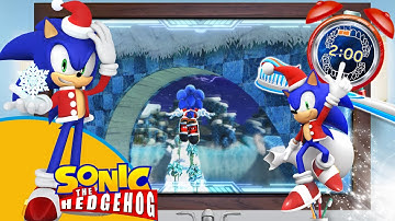 Sonic the Hedgehog Winter Action Toothbrush timer With Tooth brushing guide!