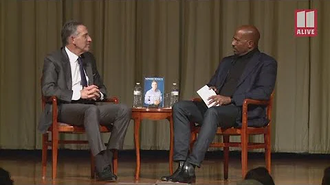 Howard Schultz talks the state of American politics at the Carter Center with CNN's Van Jones