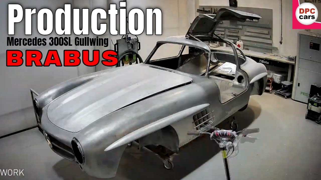 Production of Mercedes 300SL Gullwing ANDY WARHOL by Brabus - YouTube