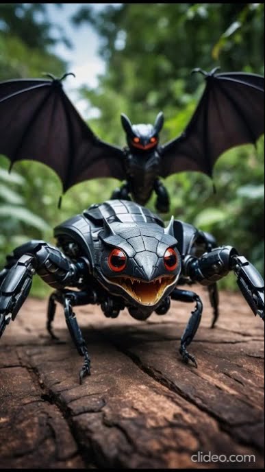 bats and robots #wildlifeentertainment #snake#viral #trendingnow #ai #youtubeshorts