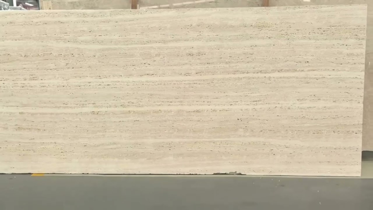 Italian Super White Travertine Slabs