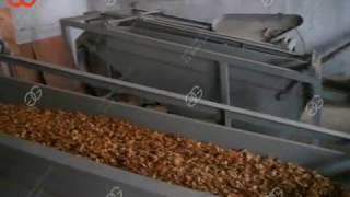 Almond Nut Shelling and Kernel Separating Machine