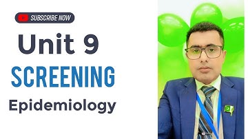 Epidemiology Unit 9