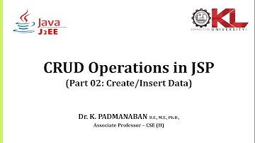 EP0012: CRUD Operations in JSP (Part - 02)