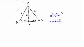 Pre Calculus Chapter 6 Law of Cosines Proof.wmv