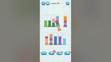 water sort jigsaw puzzle game level 661 Numpuz color bottle game funny gaming all level mobile game