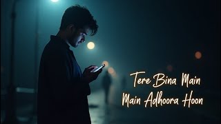 Tere Bina Main Adhoora Hoon 💔 | Romantic Hindi Love Song | Official Lyric Video (2025)