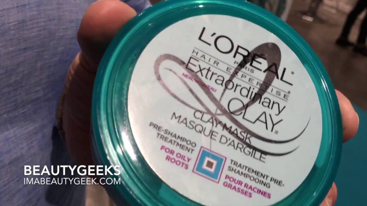 BEAUTYGEEKS L'Oreal Extraordinary Clay Hair Mask YouTube