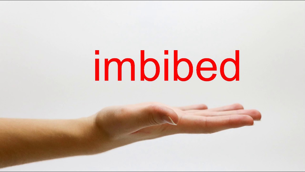 How To Pronounce Imbibed - American English