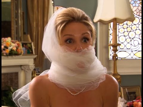 Villainess tied and gagged (Revenge of the Bridesmaids