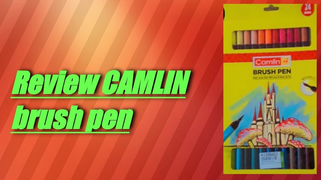 Review of CAMLIN brush pen Creative classic YouTube