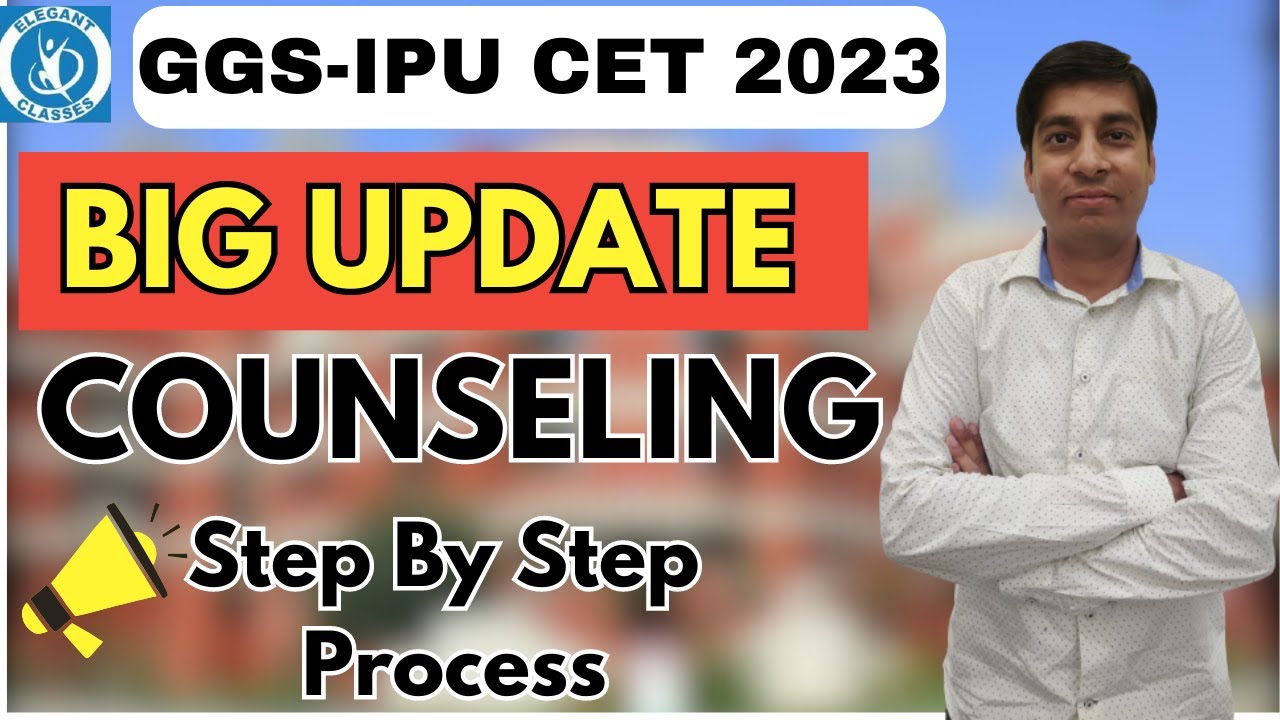 IPU CET 2023 Update  :  Live Counseling Registration Step by Step  Process  ! 🔥🔥 | ELEGANT CLASSES |
