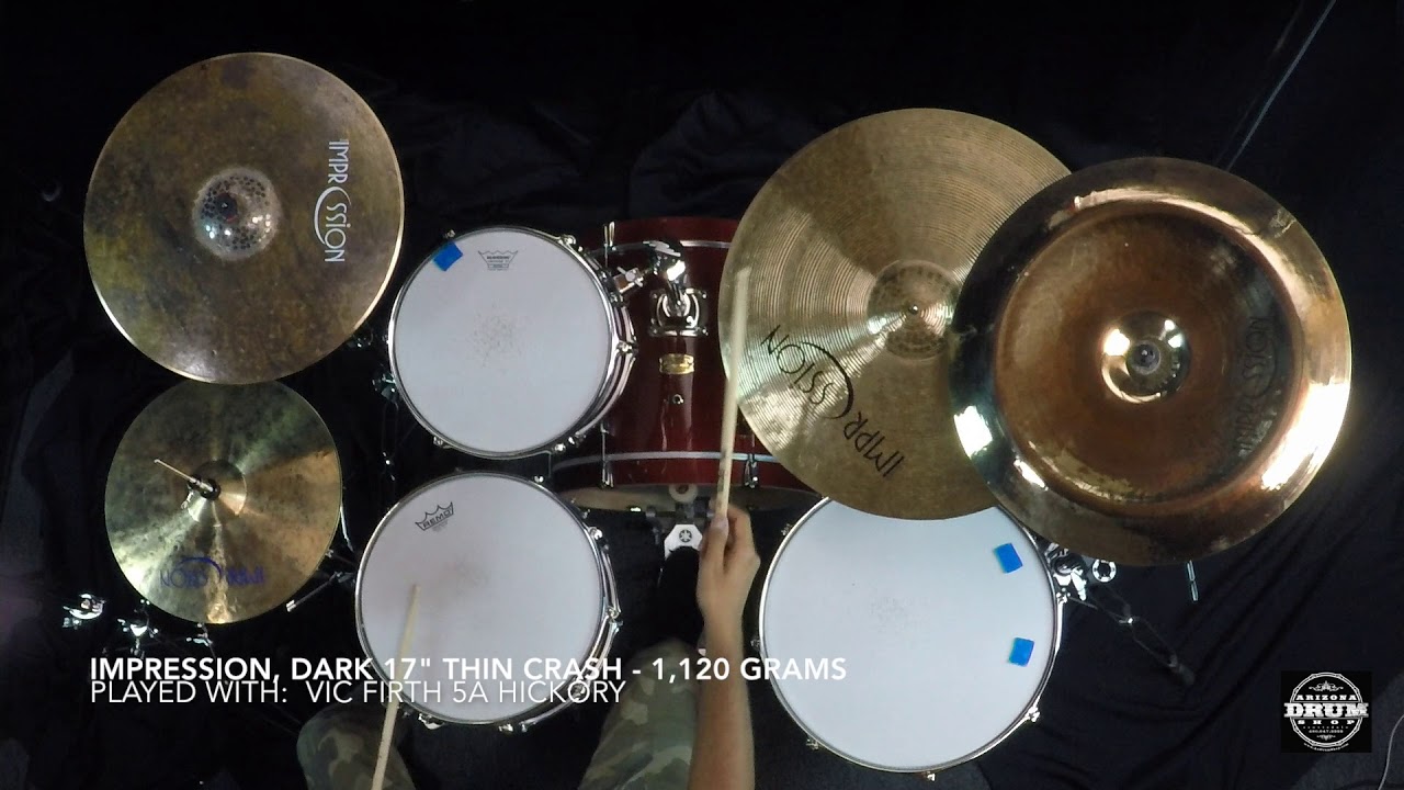 Impression, Dark 17 Thin Crash   1,120 grams