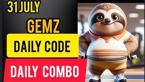 Gemz Daily Code Today | GEMZ Daily Combo 31 July