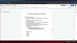 Autocomplete Suggestion | High Level Software System Design