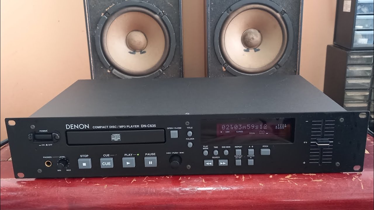美品 持ちこみ DENON DN-C635 業務用CDプレーヤー メンテナンス済み ①
