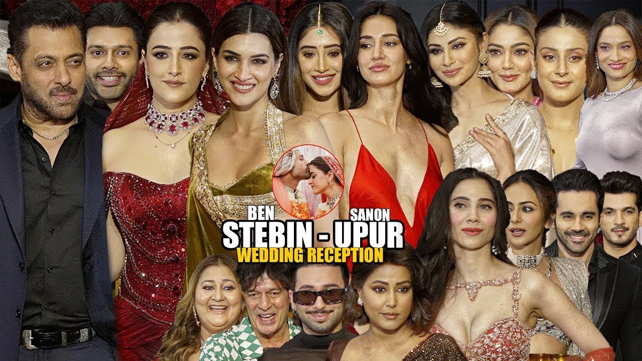 UNCUT - Nupur Sanon & Stebin Ben | Grand Wedding Reception | Star-Studded | Salman Khan, Farah Khan