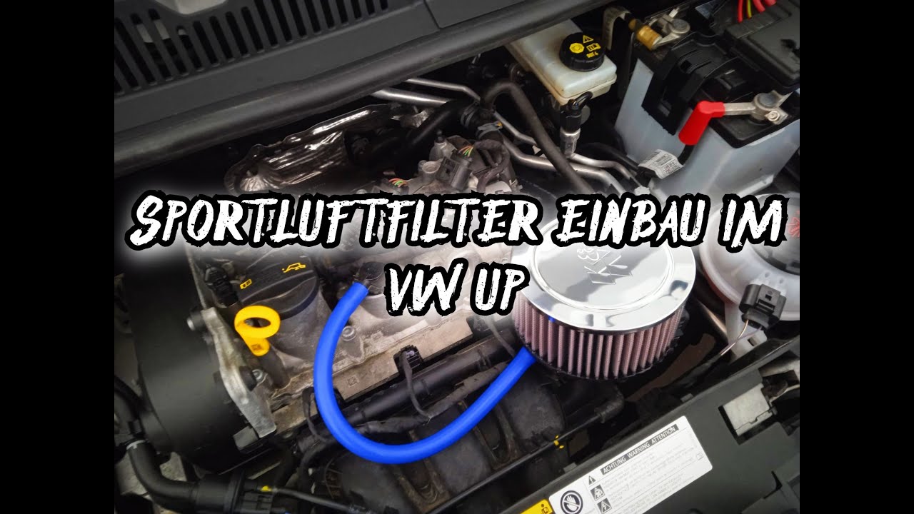 K&N Sportluftfilter Einbauen I VW UP 1,0 Liter 60 PS I 