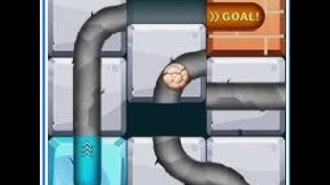 Puzzle game roll stone slide block puzzle level1 to level12 complete