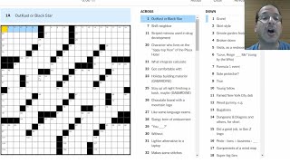 A crossword you can wear🧵Sunday New York Times Crossword - 10-29-23