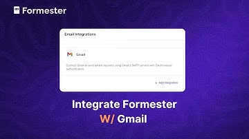 Send Form Notifications From Your Preferred Gmail Address | Formester Gmail Integration