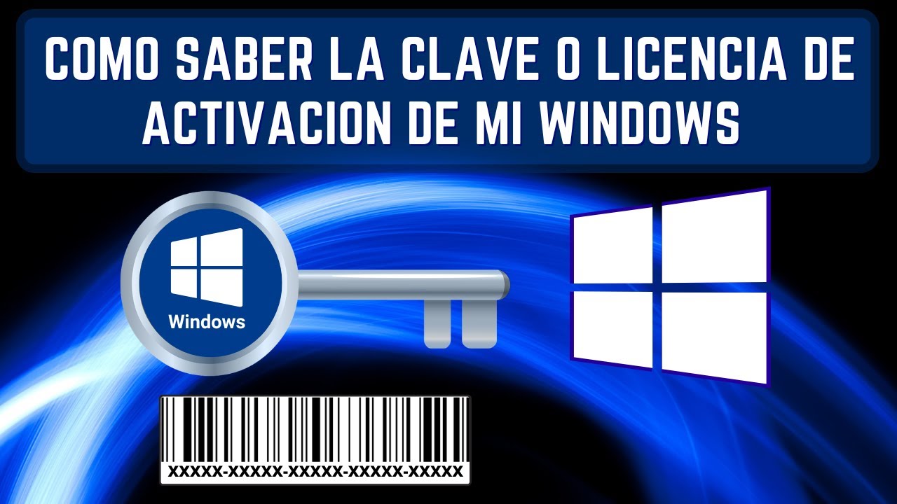 Como saber la clave de activación de mi Windows Sin Programas / Como