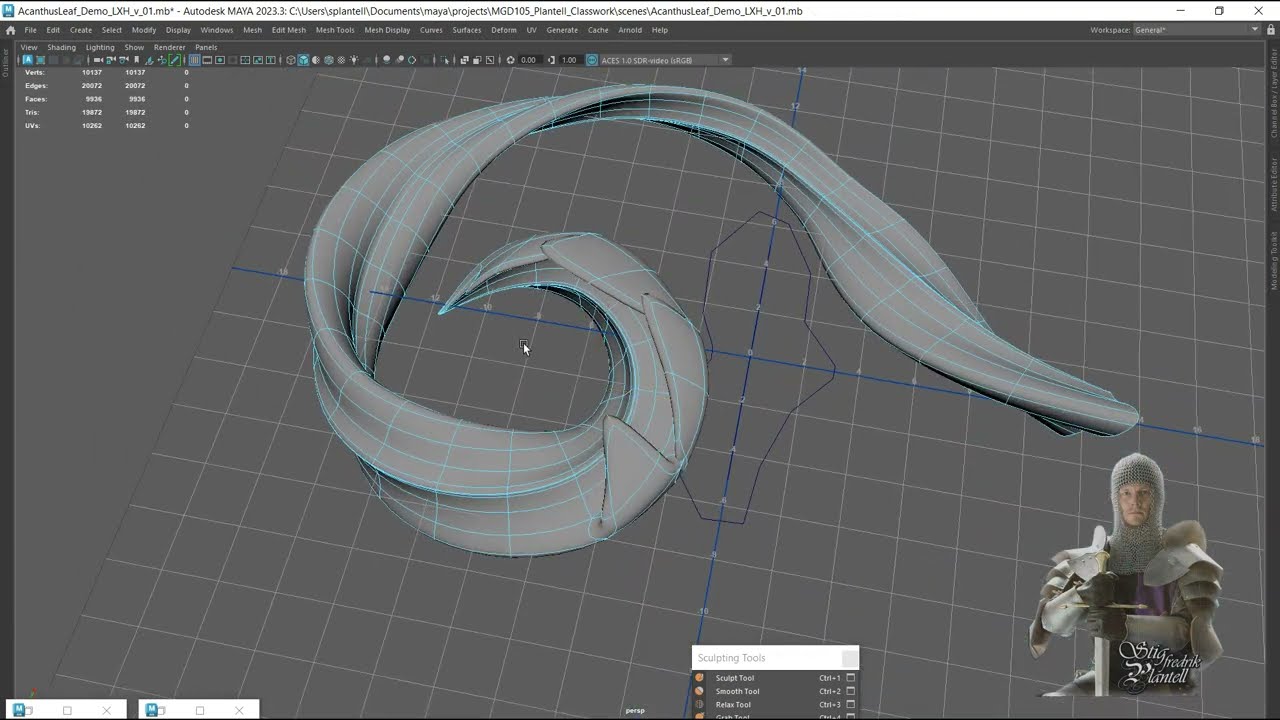 Make a Curled Renaissance Leaf