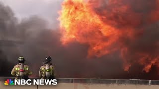 1 hospitalized after fuel tanker crash on Florida highway